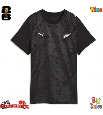 New Zealand Replica Home Stadium Shirt for Women World Cup 2026 Short Sleeve